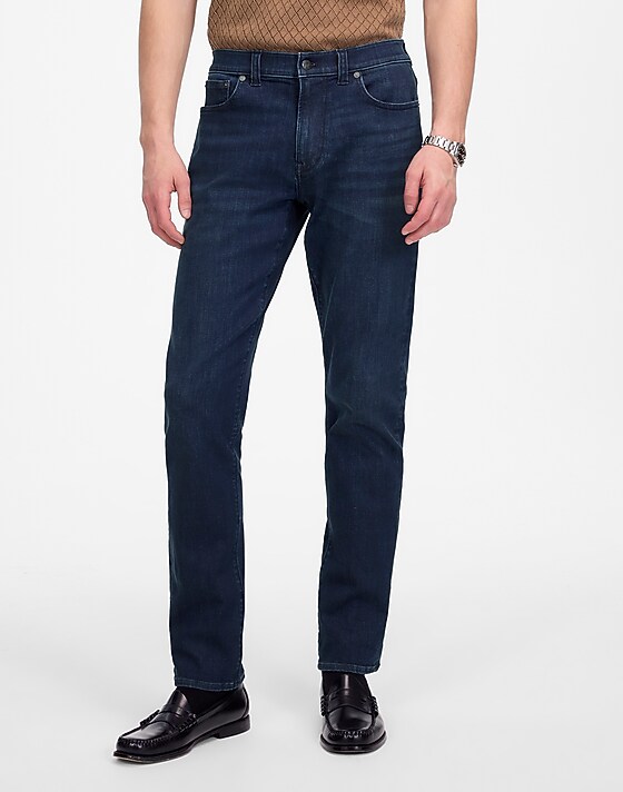 Madewell Athletic Slim Jeans: COOLMAX® Denim Edition Concordia Wash