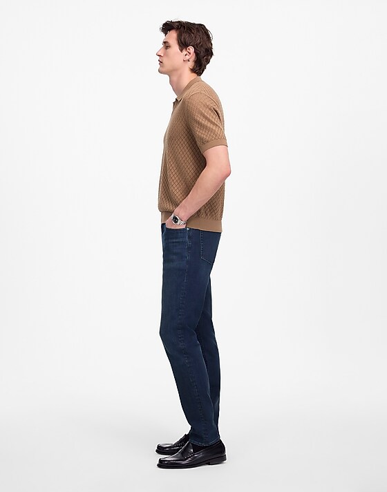 Madewell Athletic Slim Jeans: COOLMAX® Denim Edition Concordia Wash