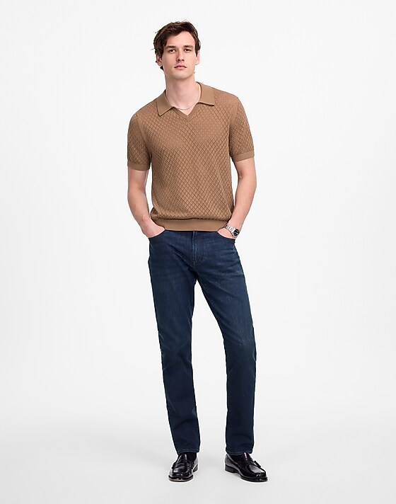 madewell Athletic Slim Jeans: COOLMAX® Denim Edition concordia wash