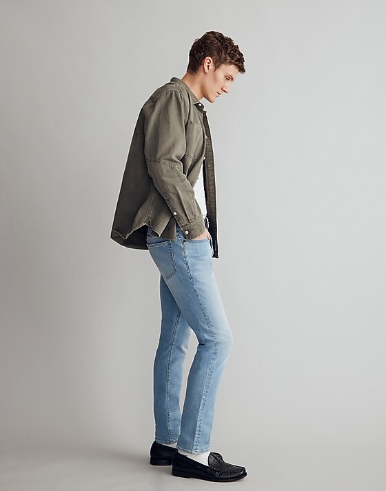 Madewell Athletic Slim Jeans: COOLMAX® Denim Edition Homeway Wash