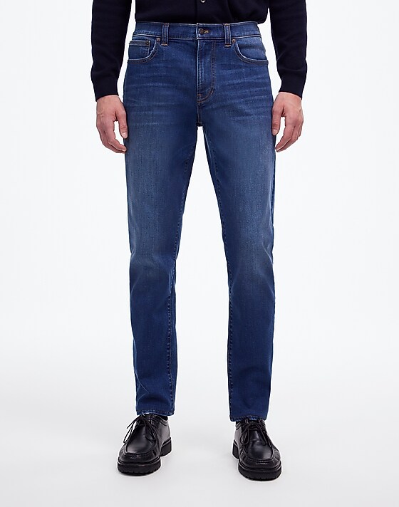 Madewell Athletic Slim Jeans: COOLMAX® Denim Edition Leeward Wash