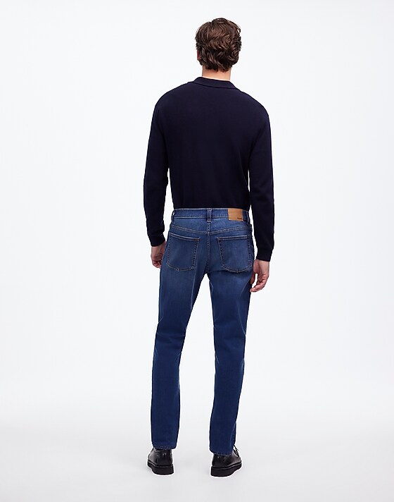 Madewell Athletic Slim Jeans: COOLMAX® Denim Edition Leeward Wash
