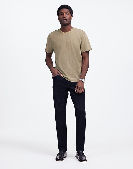 madewell Athletic Slim Jeans: COOLMAX® Denim Edition rinse wash