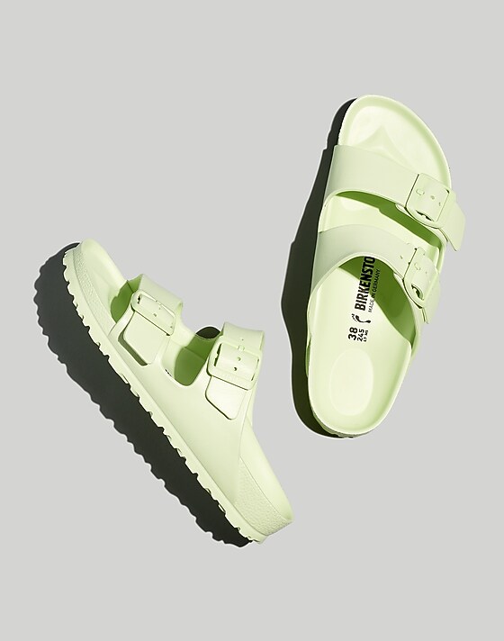Madewell Birkenstock® Arizona EVA Sandals Faded Lime