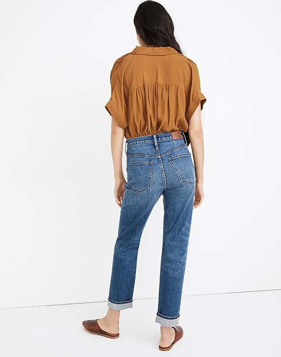 Madewell Classic Straight Jeans In Ives Wash: Selvedge Edition Ives Wash