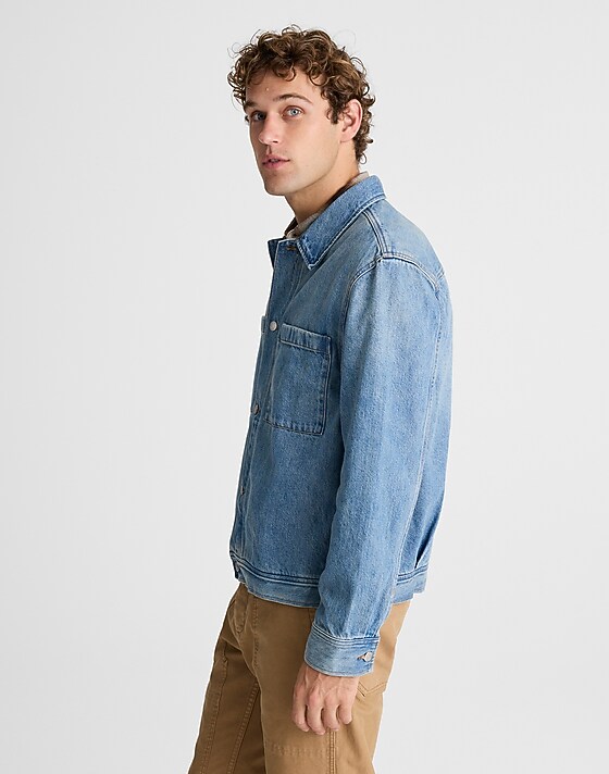 Madewell Denim Shirt-Jacket In Jamestown Wash Jamestown Wash