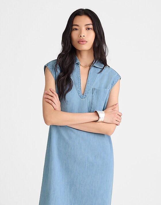 Madewell Denim Tunic Dress In Kelleyville Wash Kelleyville Wash