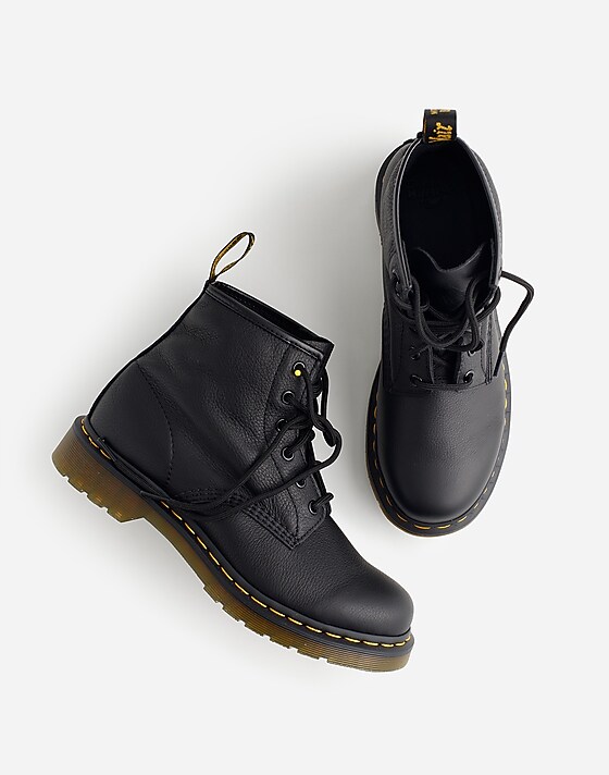 Madewell Dr. Martens® 101 Boots In Leather Black Virginia