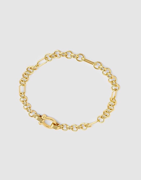 Madewell Equestrian Chunky Chain Necklace Antique Gold
