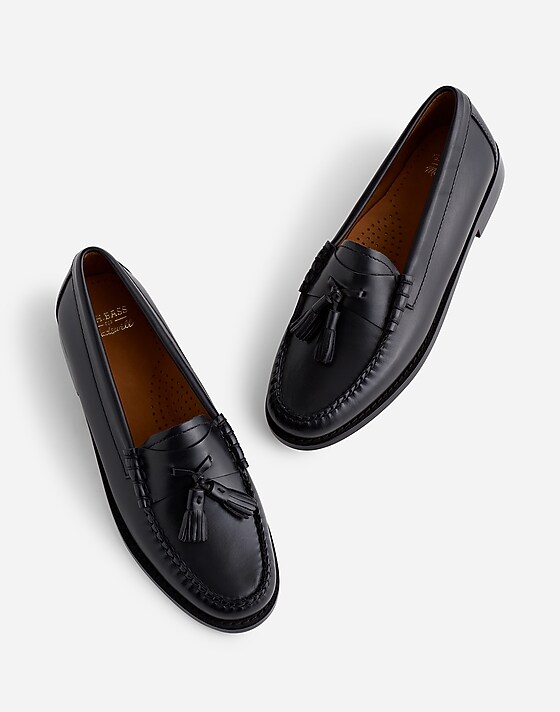 Madewell G.H.BASS Layla Weejuns® Loafers In Leather Black