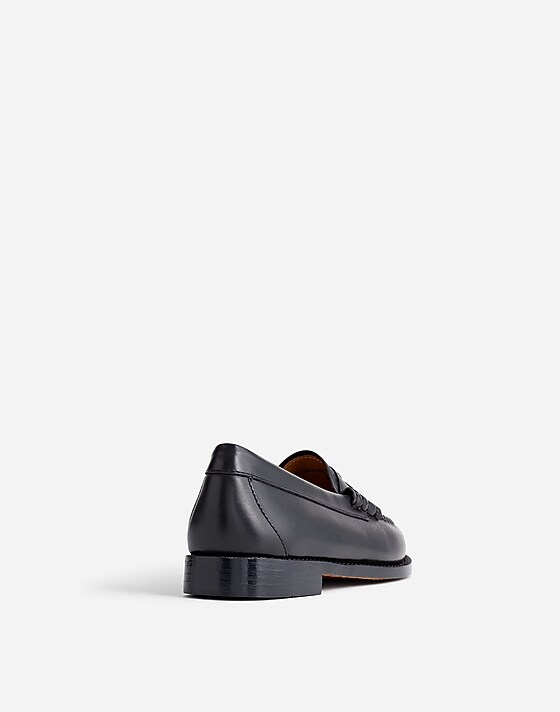 Madewell G.H.BASS Layla Weejuns® Loafers In Leather Black