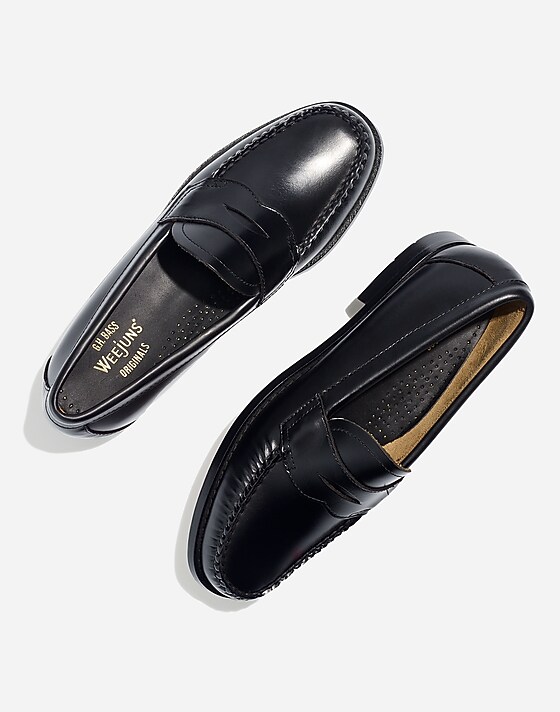 Madewell G.H.BASS Whitney Weejuns® Penny Loafers Black