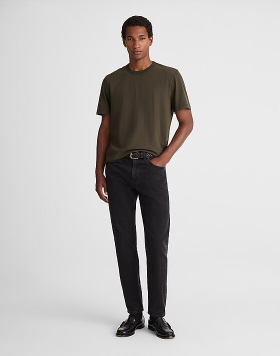 Madewell Garment-Dyed Allday Crewneck Tee Dark Surplus