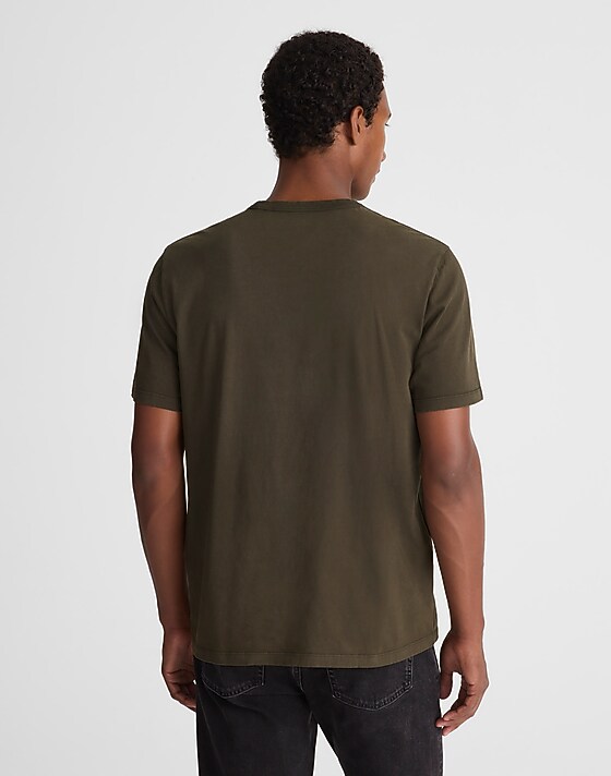 Madewell Garment-Dyed Allday Crewneck Tee Dark Surplus