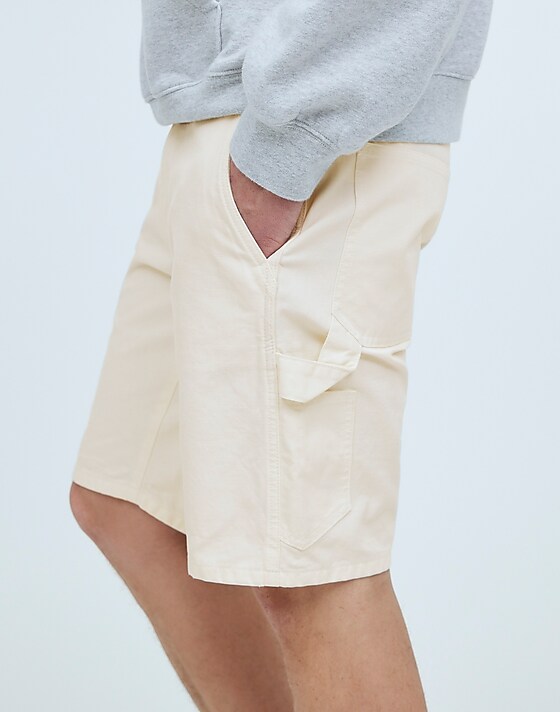 Madewell Garment-Dyed Workwear Shorts Vintage Canvas