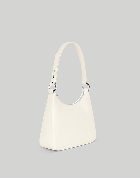 Madewell Hyer Goods Luxe Medium Shoulder Bag- White White