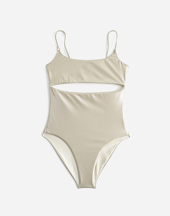 madewell Jade Swim Eclipse One-Piece Swimsuit sea salt
