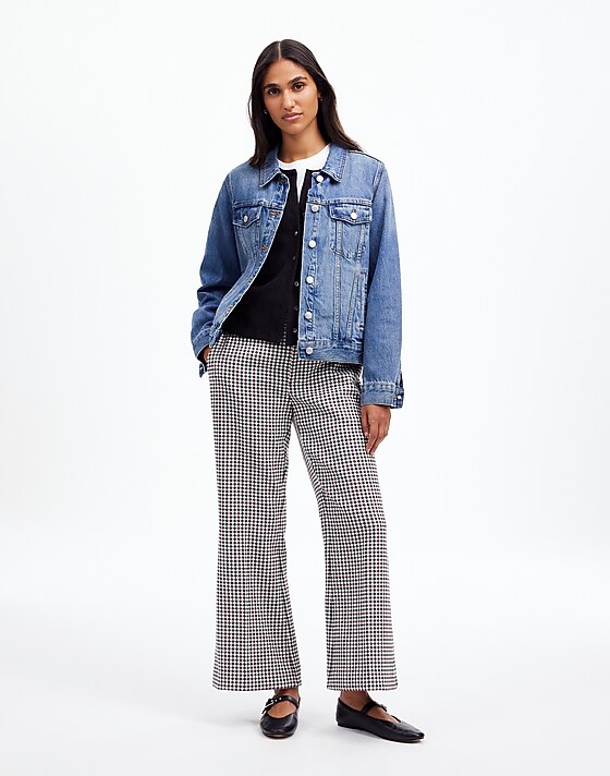 madewell Kick Out Crop Pants in Stretch Twill aroma