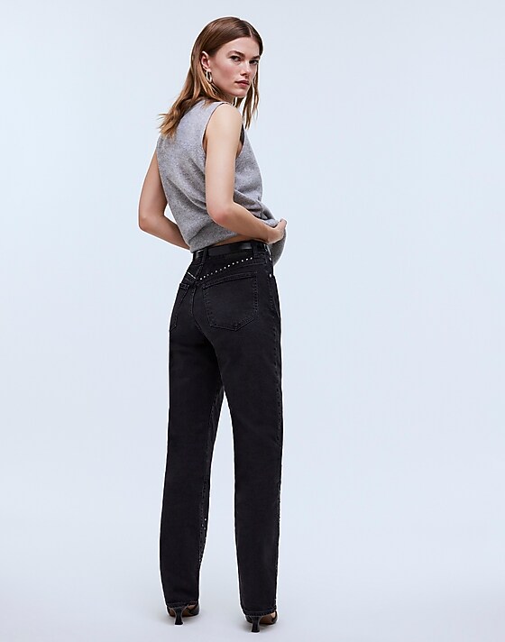 Madewell Limited-Edition Drop: The Rhinestone '90s Straight Jean Belmere Wash