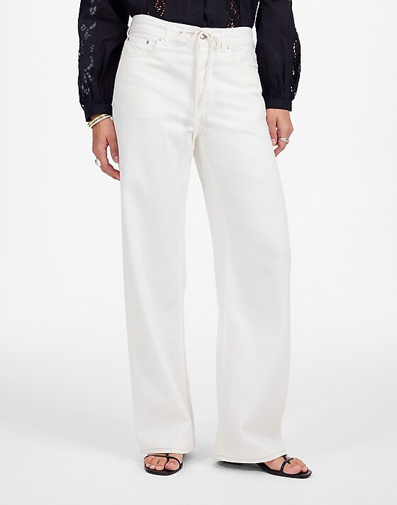 Madewell Low-Slung Baggy Jean: Airy Denim Edition Vintage Canvas