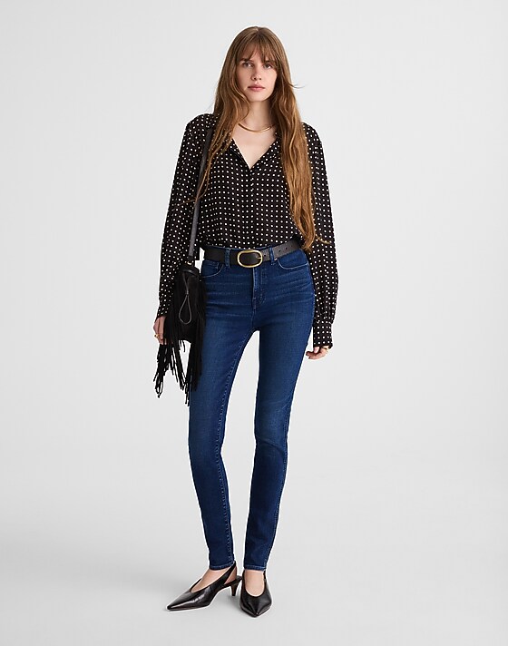 madewell 10" High-Rise Skinny Jeans kingston wash