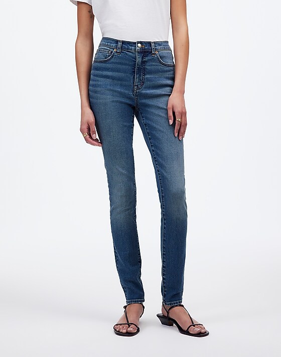 Madewell 10" High-Rise Skinny Jeans Roz Wash