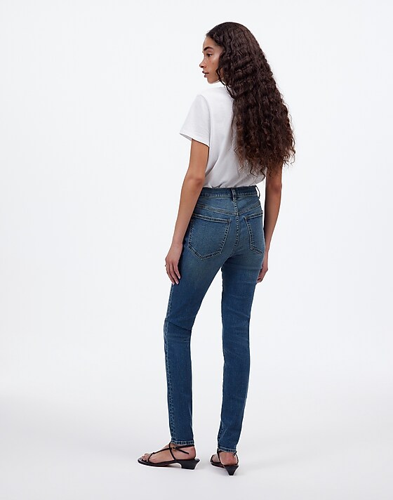 Madewell 10" High-Rise Skinny Jeans Roz Wash