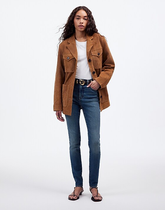 madewell 10" High-Rise Skinny Jeans roz wash