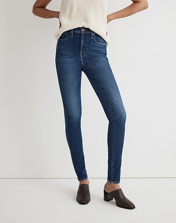 Madewell 10" High-Rise Skinny Jeans Smithley Wash