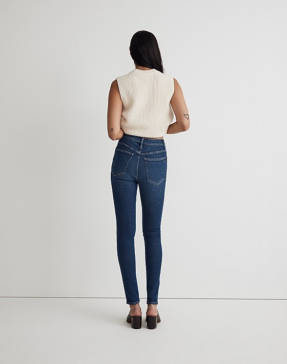 Madewell 10" High-Rise Skinny Jeans Smithley Wash