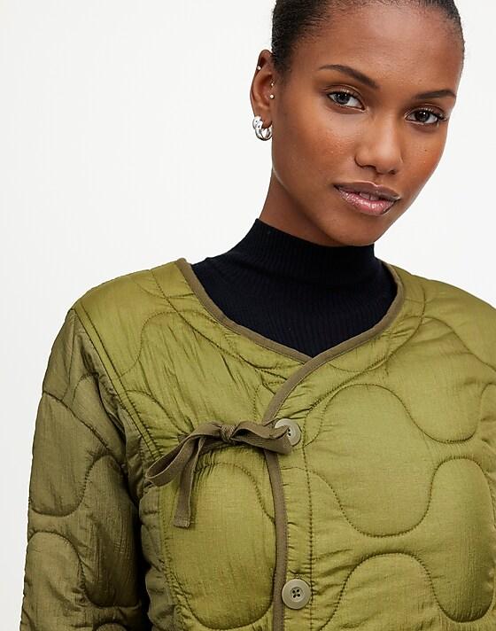 Madewell Alpha Industries Long Liner Jacket Green