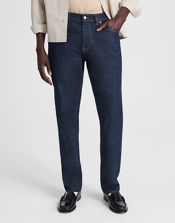 Madewell Athletic Slim Jeans Rinse Wash