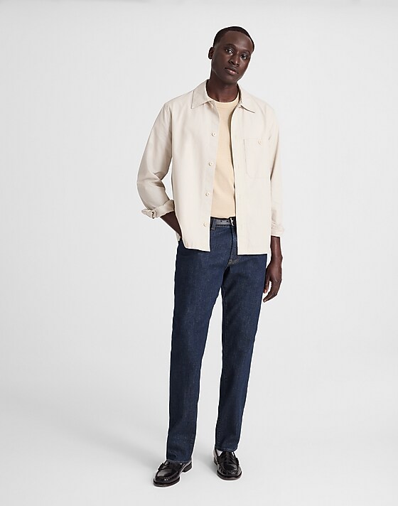 madewell Athletic Slim Jeans rinse wash