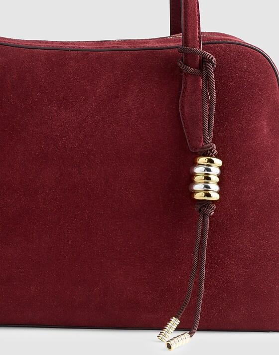 Madewell Beaded Cord Bag Charm Molasses