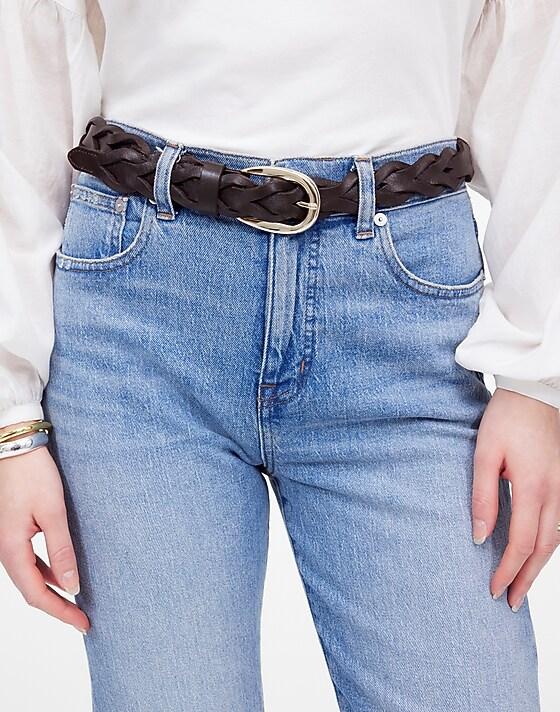 Madewell Braided Belt Dark Carob