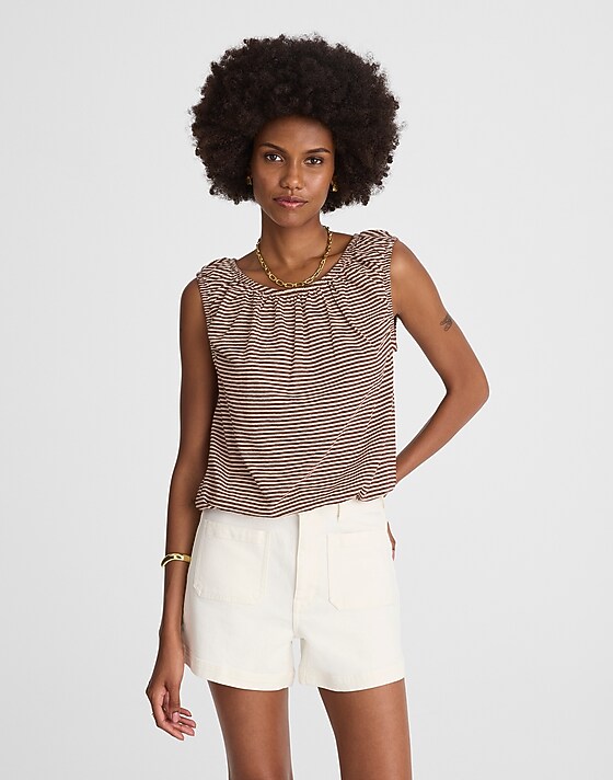 madewell Bubble Tee henna