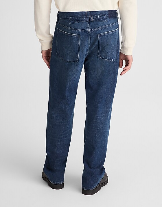 Madewell Buckle-Back Jeans Riverland Wash