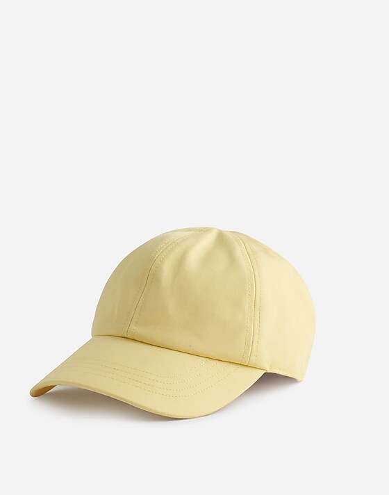 madewell Canvas Baseball Hat brilliant yellow