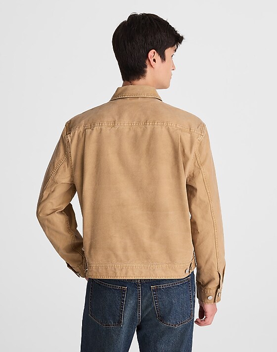 Madewell Canvas Western Jacket Maple Seed