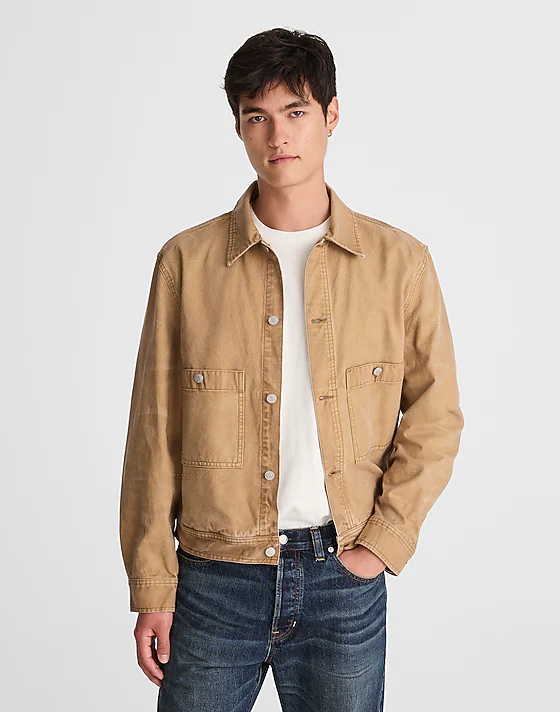 madewell Canvas Western Jacket maple seed