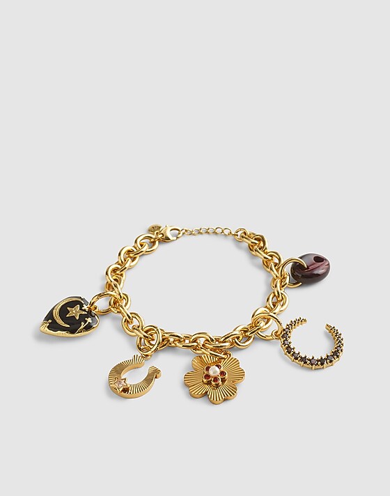 Madewell Celestial Heart Charm True Black