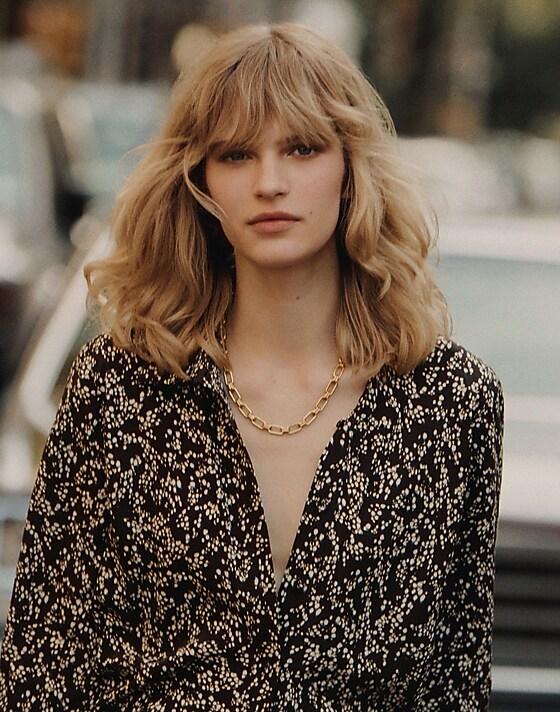 Madewell Chunky Link Chain Necklace Antique Gold