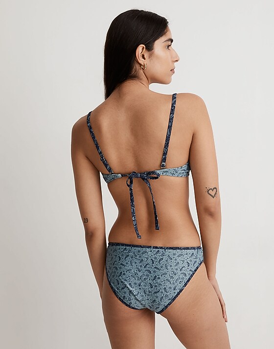 Madewell Classic Bikini Bottom Overcast