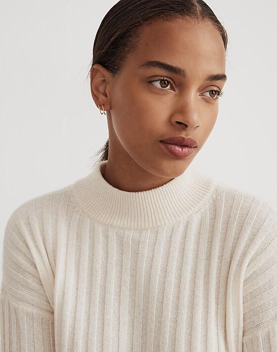 Madewell Demi-Fine Double Hoop Earrings 14k Gold