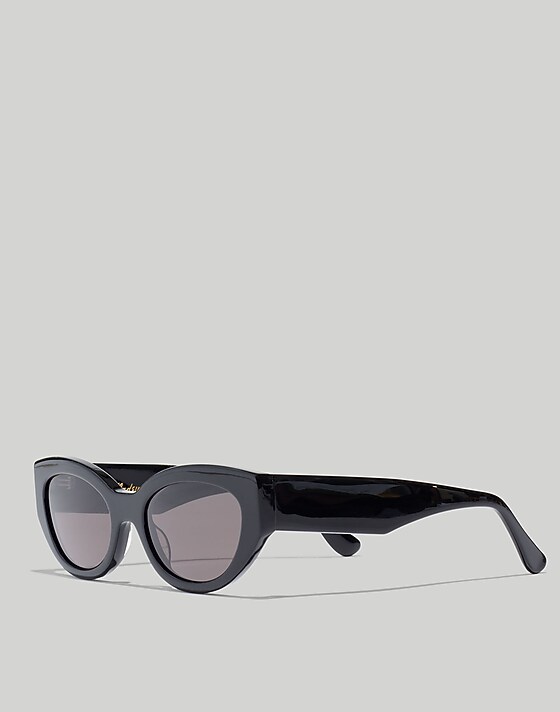 Madewell Demmera Sunglasses Black Coal