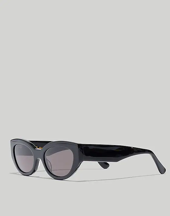 Madewell Demmera Sunglasses Black Coal