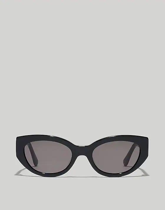 madewell Demmera Sunglasses black coal