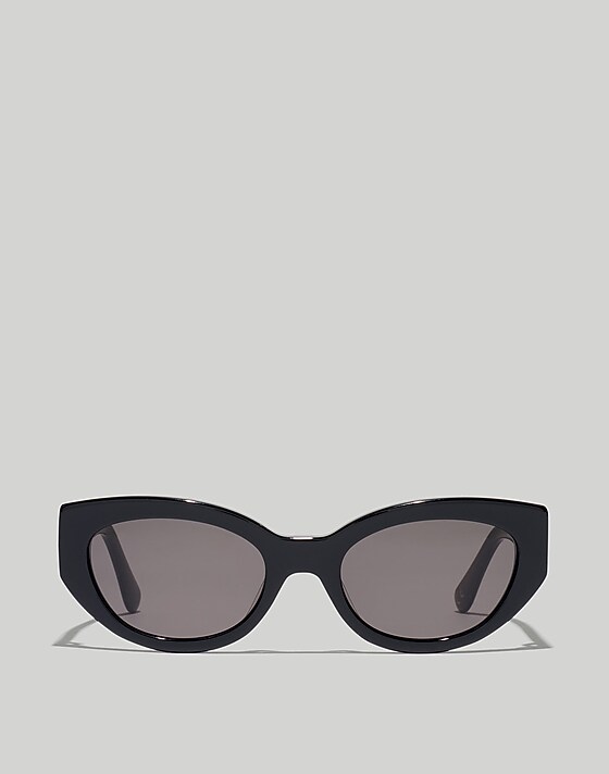 madewell Demmera Sunglasses black coal