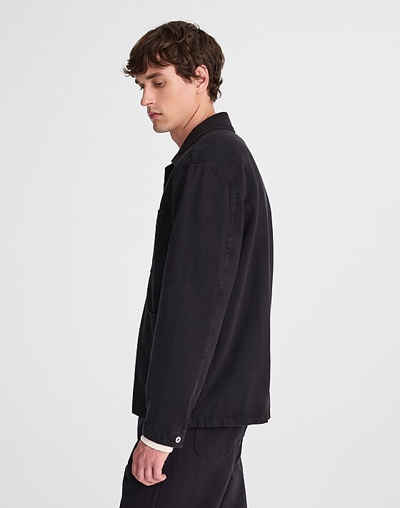 Madewell Denim Chore Coat Obsidian Blue