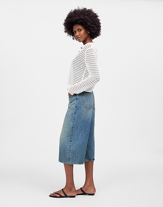 Madewell Denim Culottes Billings Wash